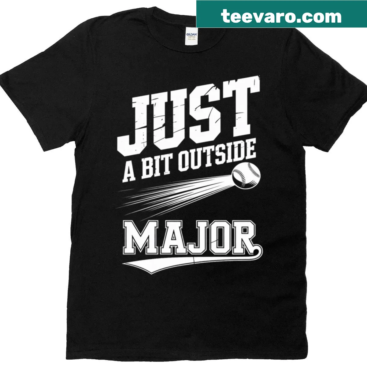 Playful text shirt referencing a baseball moment — on a men's t-shirt