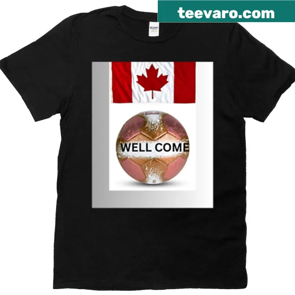 T-shirt featuring the phrase World Cup Football 2026 for sports enthusiasts.
