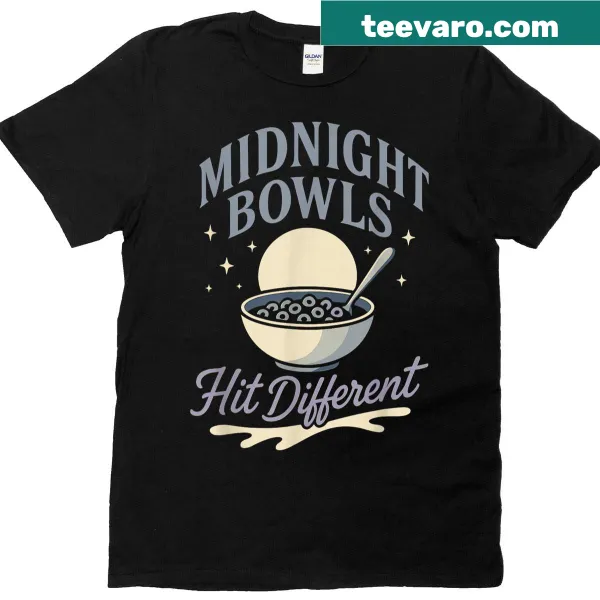 T-shirt for cereal lovers featuring playful breakfast culture graphics