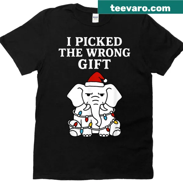 Funny White Elephant t-shirt for holiday parties
