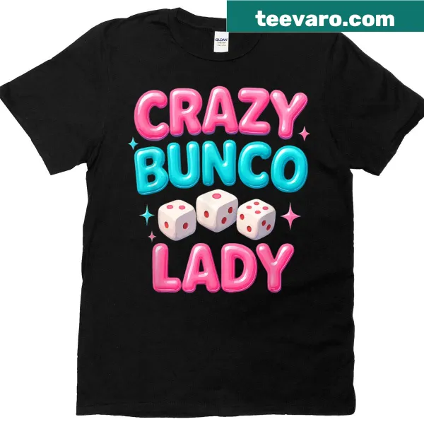 Funny Bunco t-shirt for women celebrating game nights