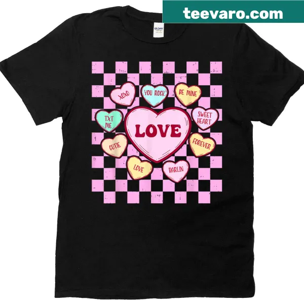 Valentine's Day T-shirt with cute heart design