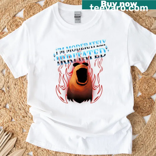 Funny t-shirt featuring Marcus the Worm with a humorous expression