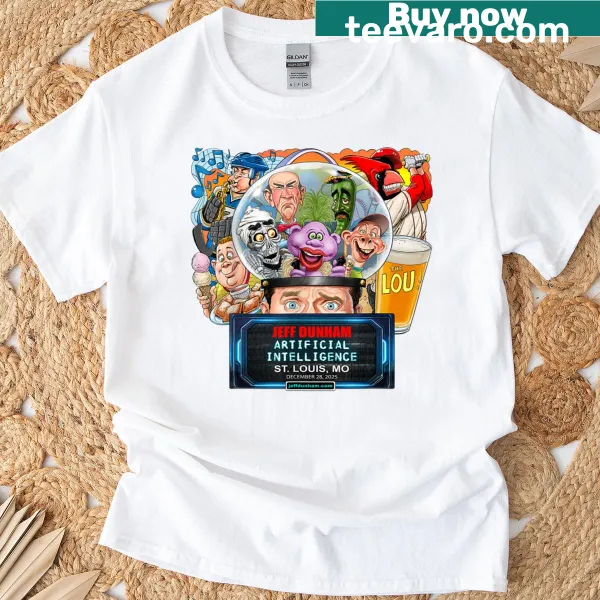 Humorous design featuring Jeff Dunham for fans of comedy.