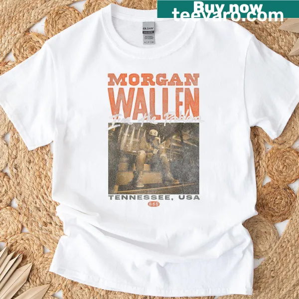 Official Morgan Wallen t-shirt celebrating Tennessee culture.