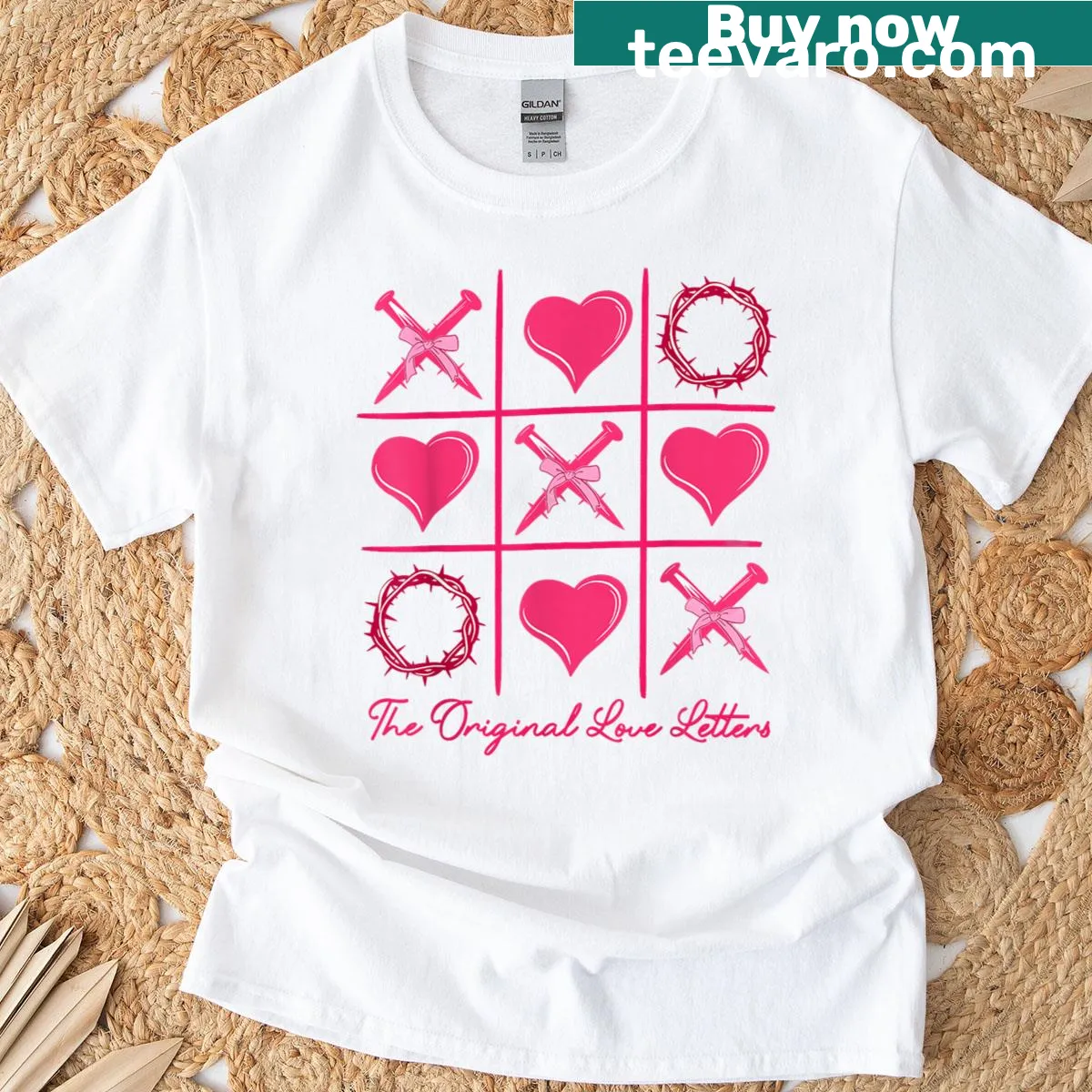 Heart graphic with 'Xoxo' text for Valentine's Day — on a men's t-shirt