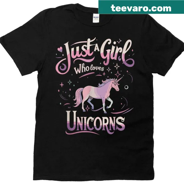 Cute Unicorn illustration on a versatile T-shirt