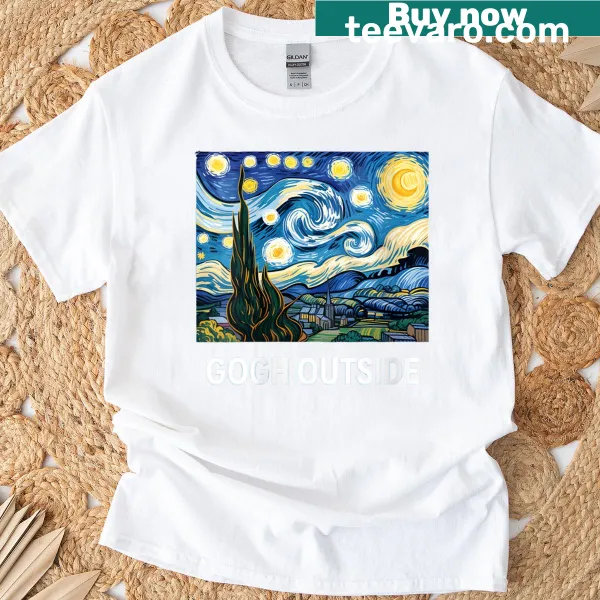 Typography design inspired by Van Gogh's Starry Night