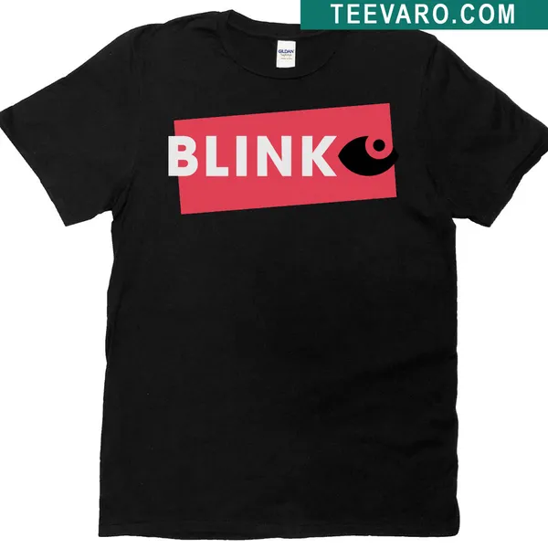 Bold Blink Primary Eye logo T-shirt featuring minimalist design