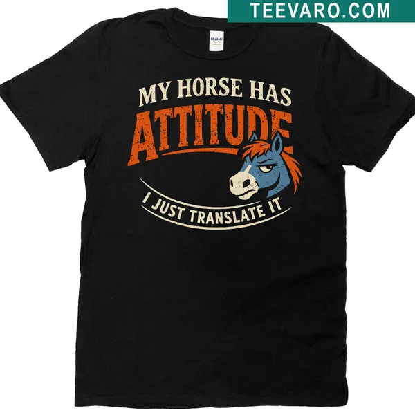 T-shirt with humorous text 'I Can Read Horses' for horse owners
