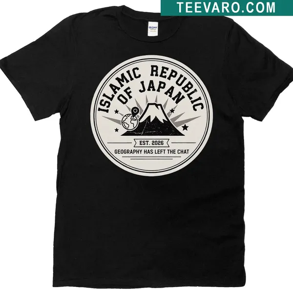 Humorous T-shirt featuring meme-inspired typography and graphics