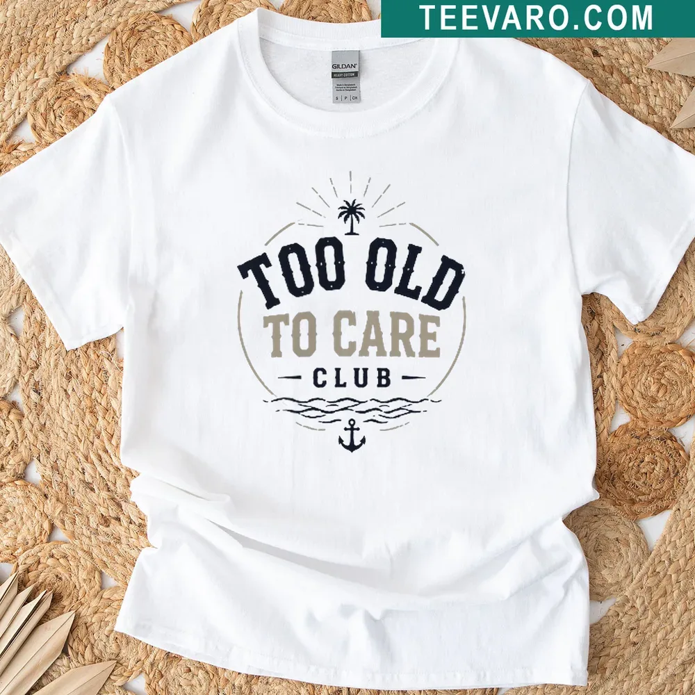 Retro T-shirt with the phrase 'My Give A Damn Is Broken' and beach graphics — on a men's t-shirt