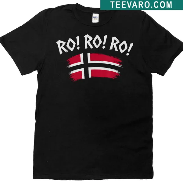 Norwegian flag t-shirt featuring a stylized flag design