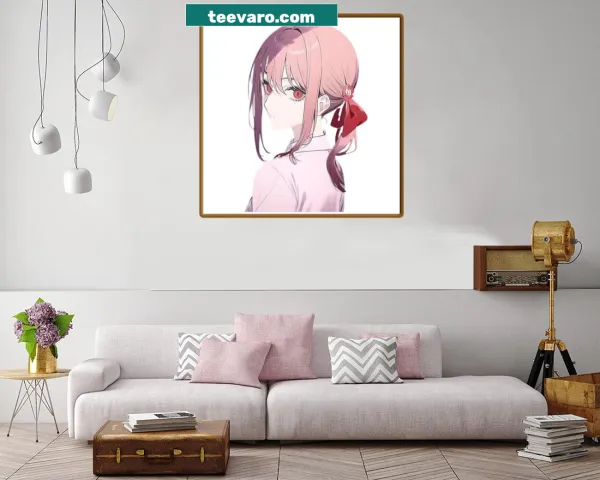 Cute canvas print featuring Akiyama Mizuki Sekai illustration.