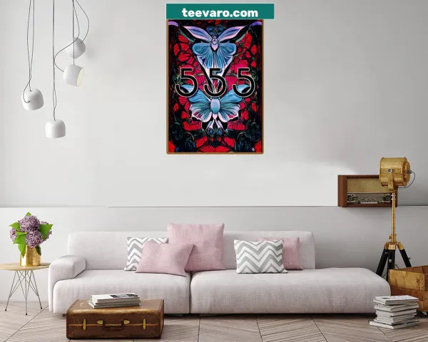 Motivational canvas print featuring the phrase 'Change Is Necessary' in bold typography