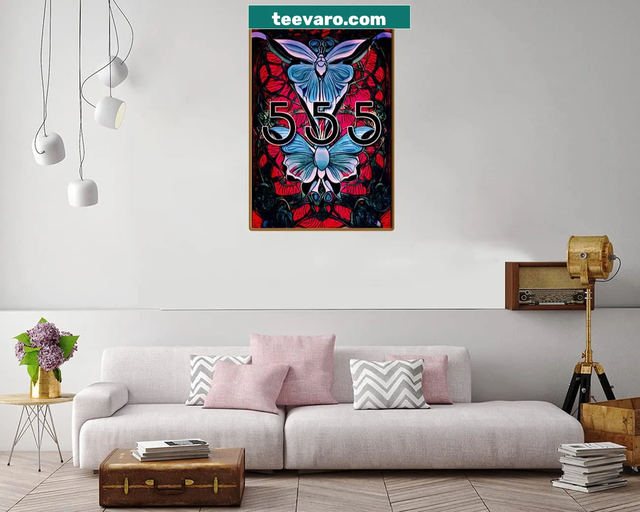 Motivational canvas print featuring the phrase 'Change Is Necessary' in bold typography
