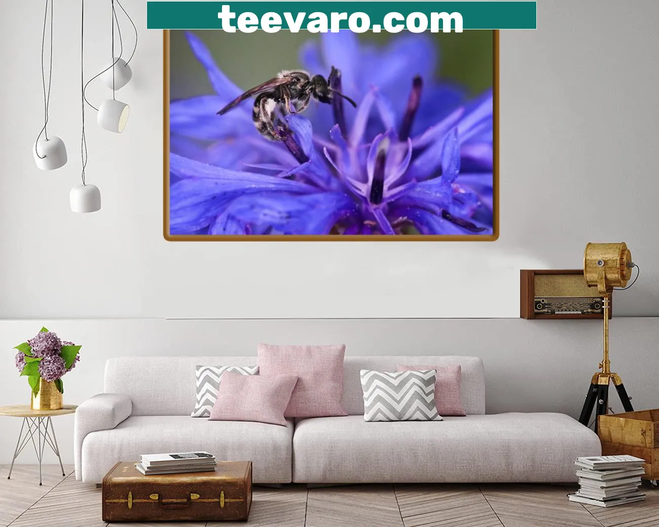 Floral canvas print from Colorado Springs, summer 2022