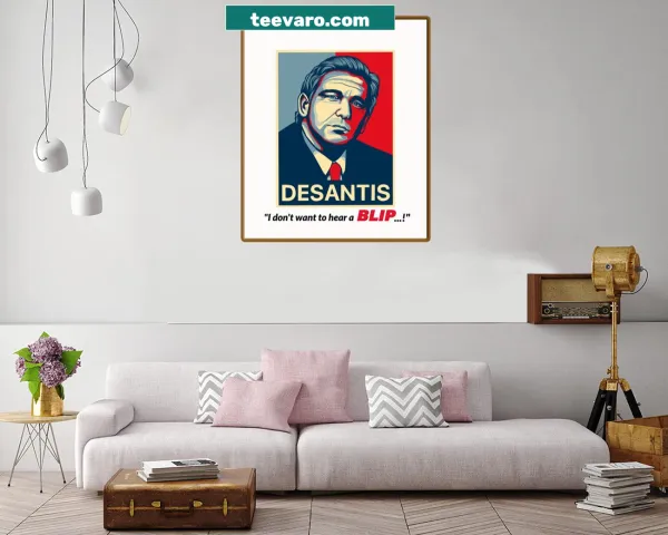 Canvas print depicting Florida Governor Ron Desantis