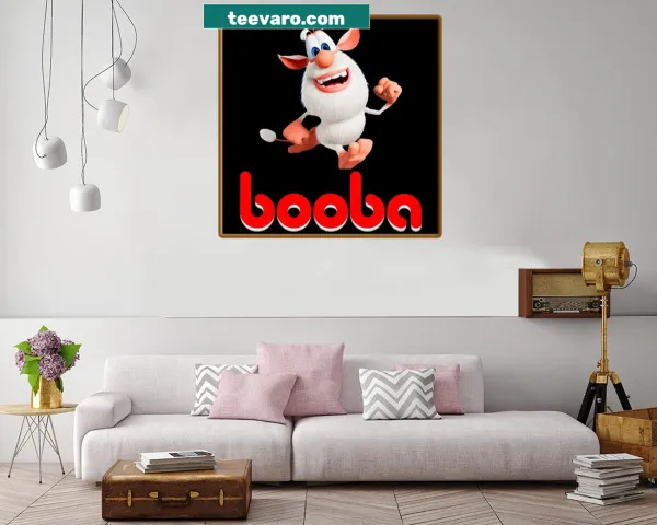 Canvas print featuring Chief Booba from the latest animation for kids