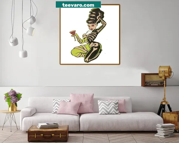 Canvas print featuring the word 'Rip' in an artistic pop-art style