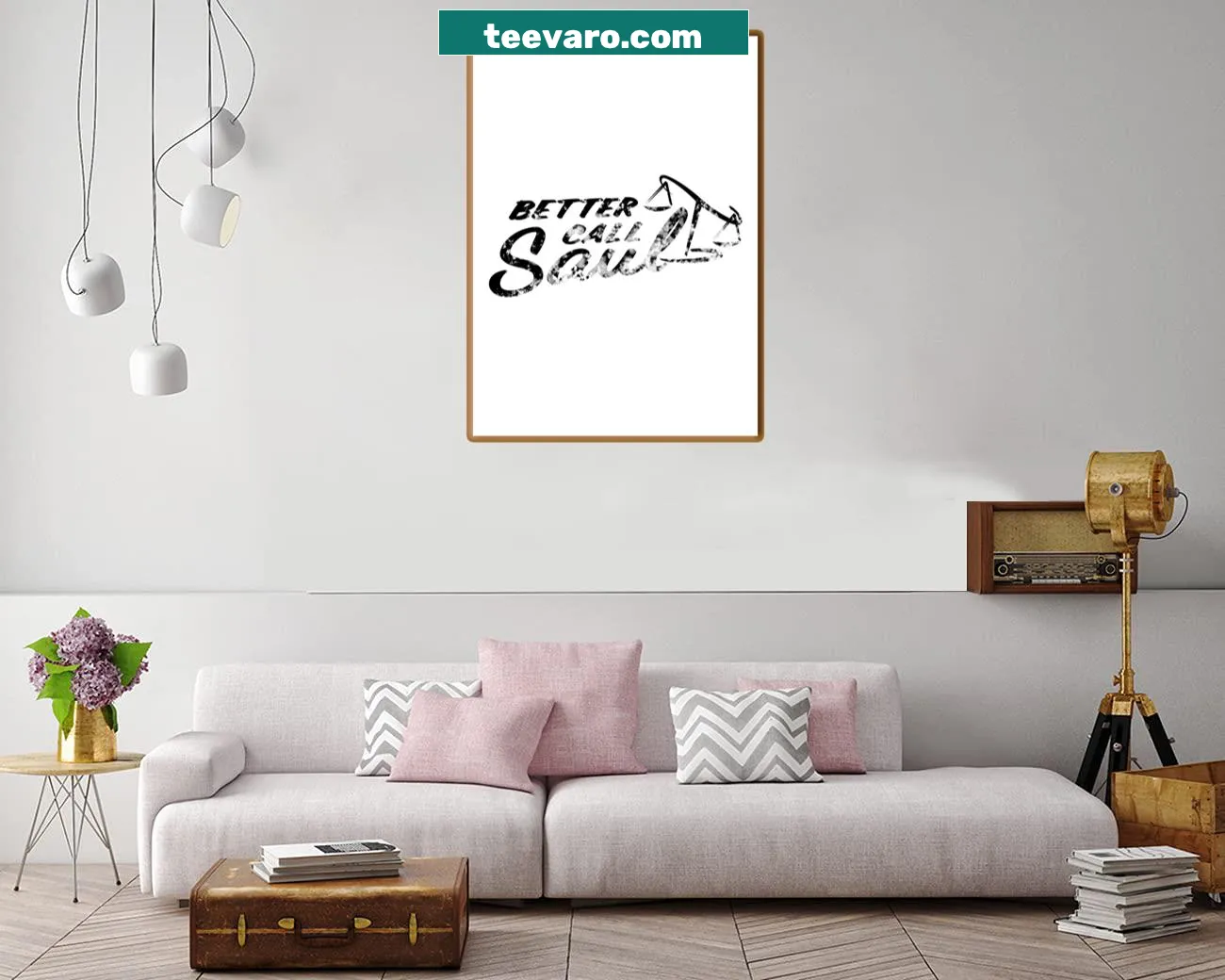 Canvas print featuring the Better Call Saul logo design