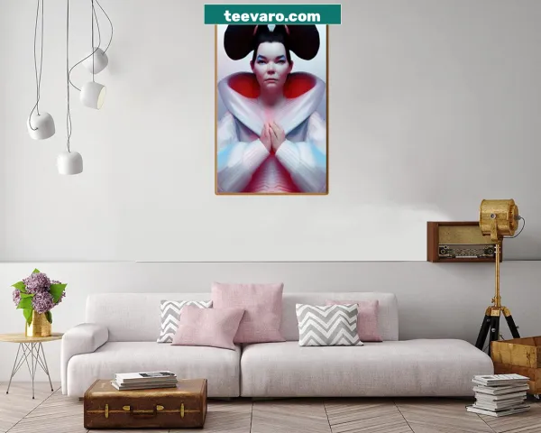 Alternative art canvas print with bold graphics