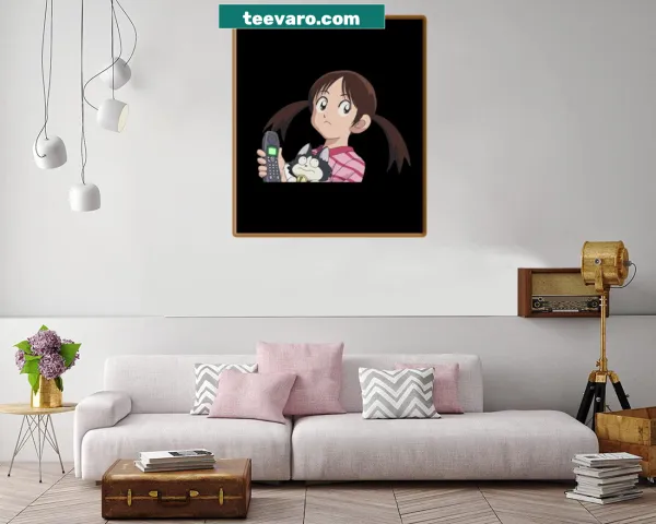 Cross Game anime-themed canvas print with emotive imagery