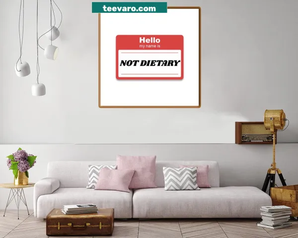 Appreciation print for dietary aides with playful graphics