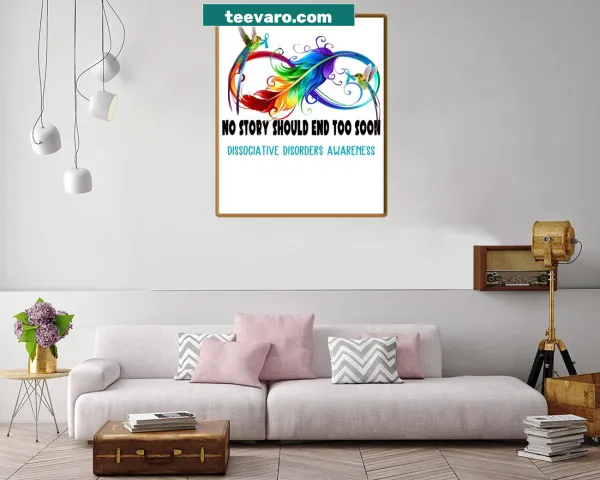 Heartfelt awareness print about dissociative disorders