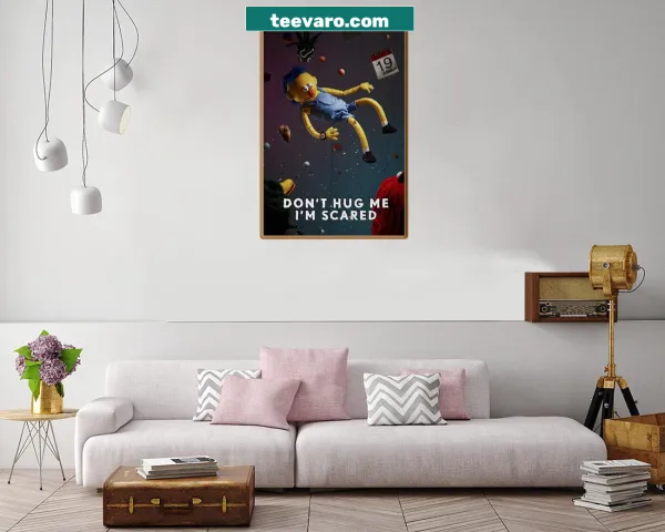 Canvas print featuring characters from Don't Hug Me I'm Scared series.
