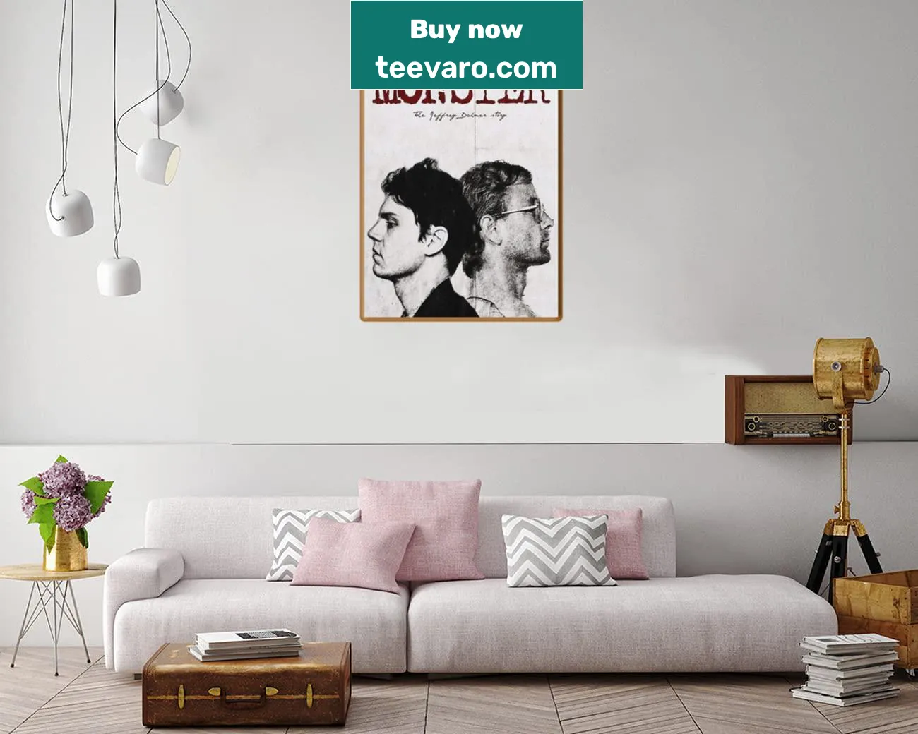 Poster featuring horror movie themes related to Jeffrey Dahmer