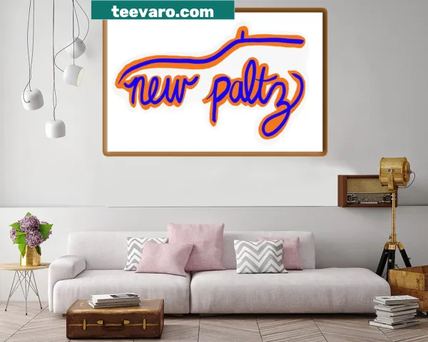 Stylized New Paltz Ridge logo canvas print featuring minimalistic design