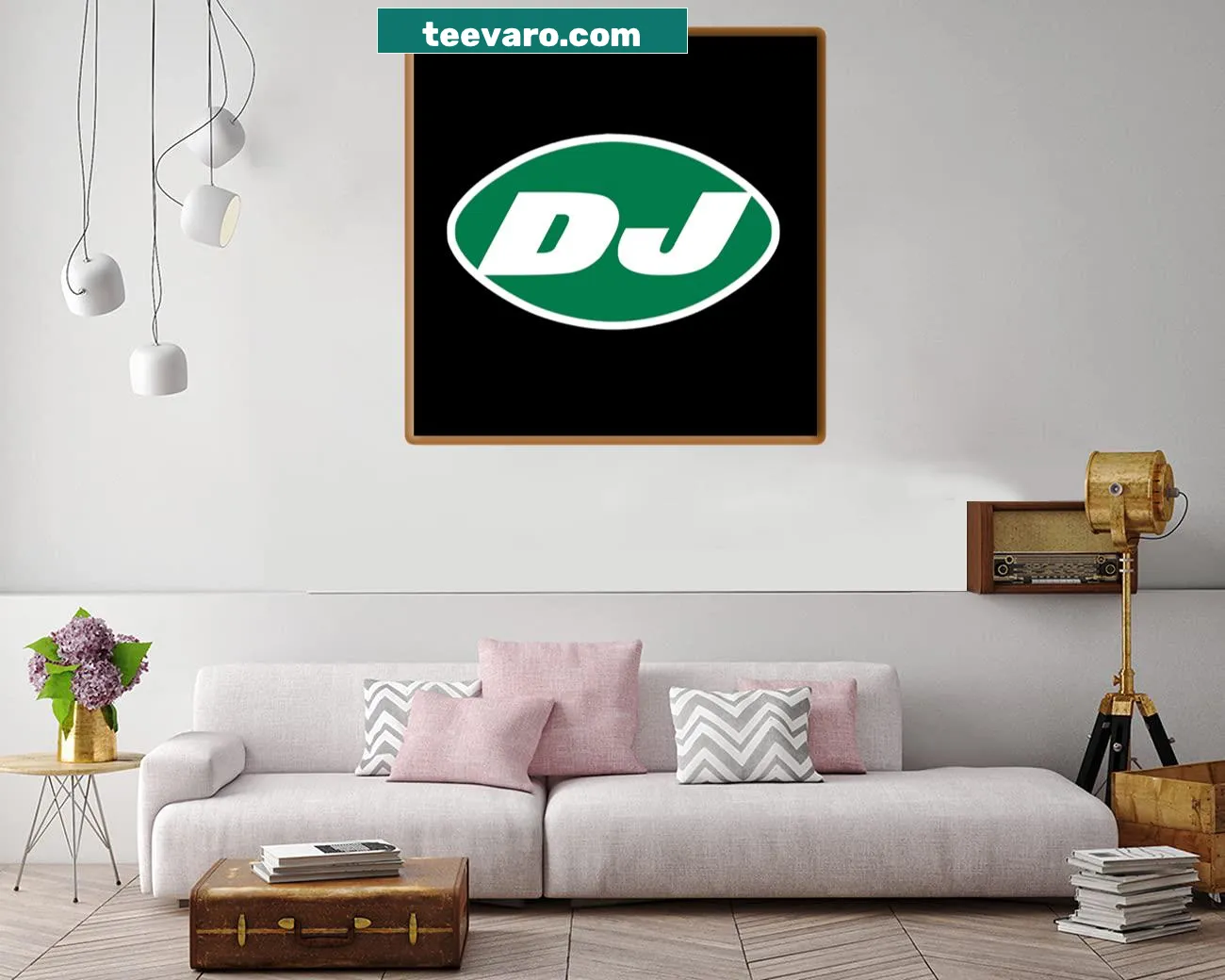 Jets DJ Reed logo canvas print