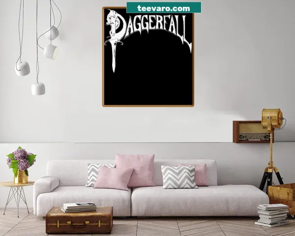 Canvas print illustrating iconic fashion from Daggerfall game