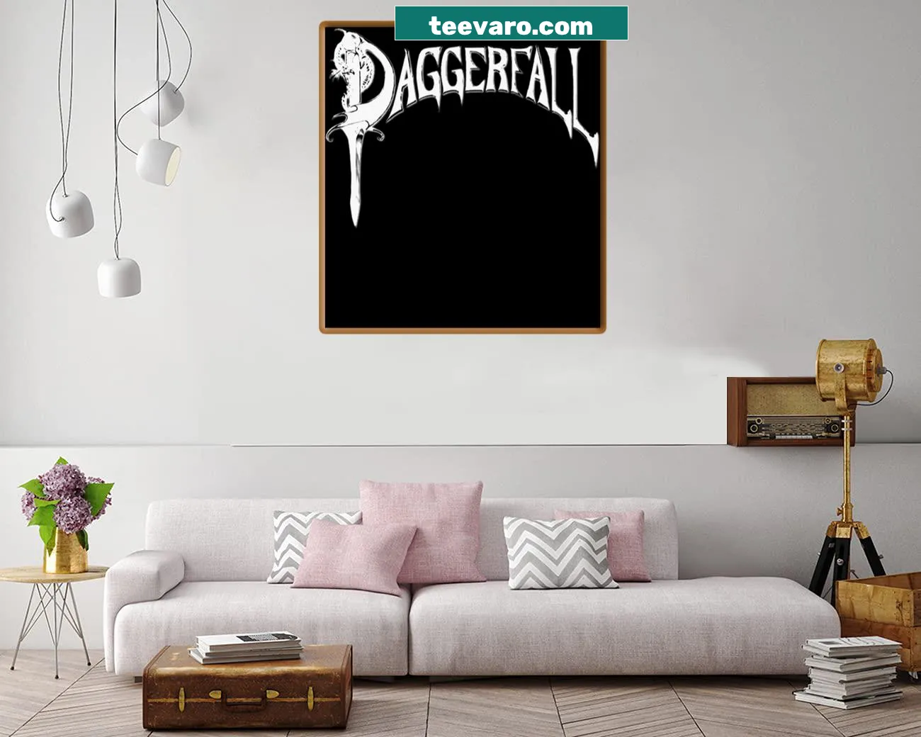 Canvas print illustrating iconic fashion from Daggerfall game