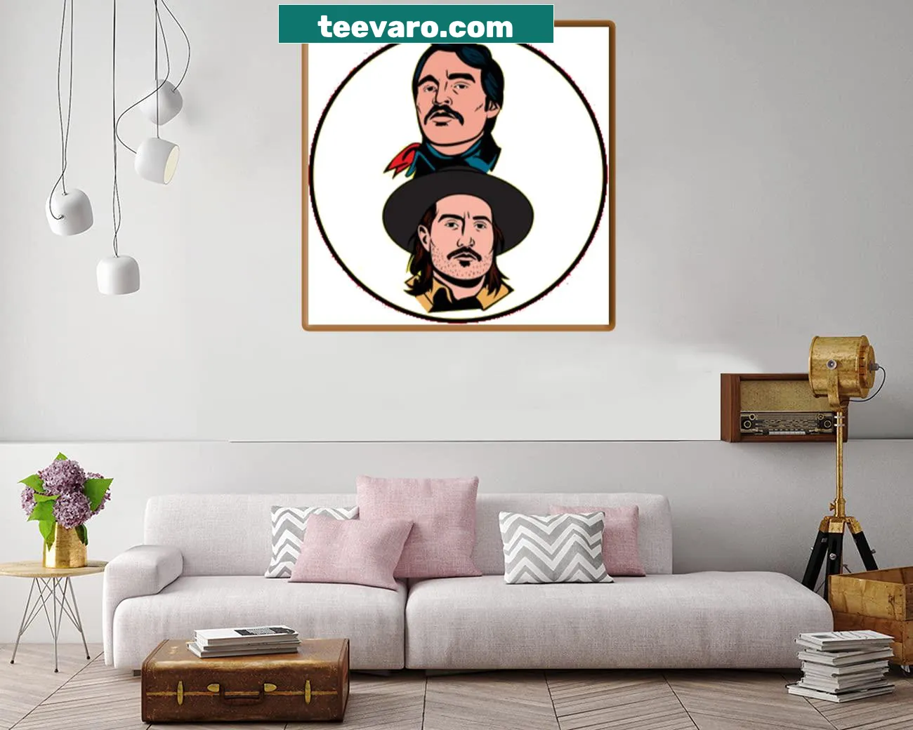 Heartwarming canvas print celebrating Hermanos Gutierrez and music