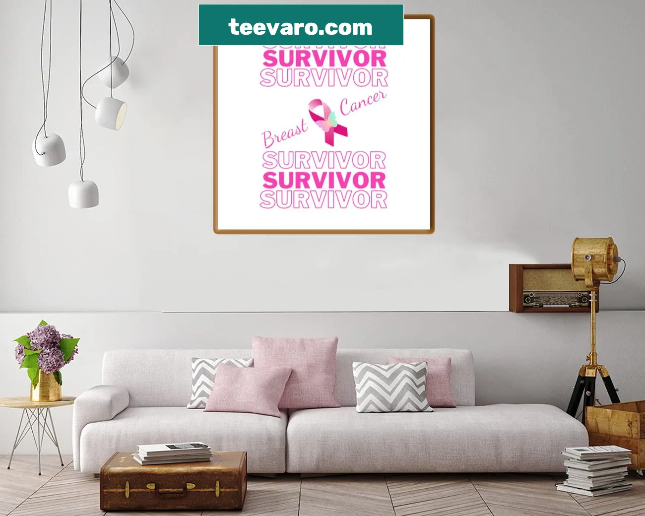 Inspirational canvas print with the quote 'You Are Stronger Than You Think' emphasizing resilience