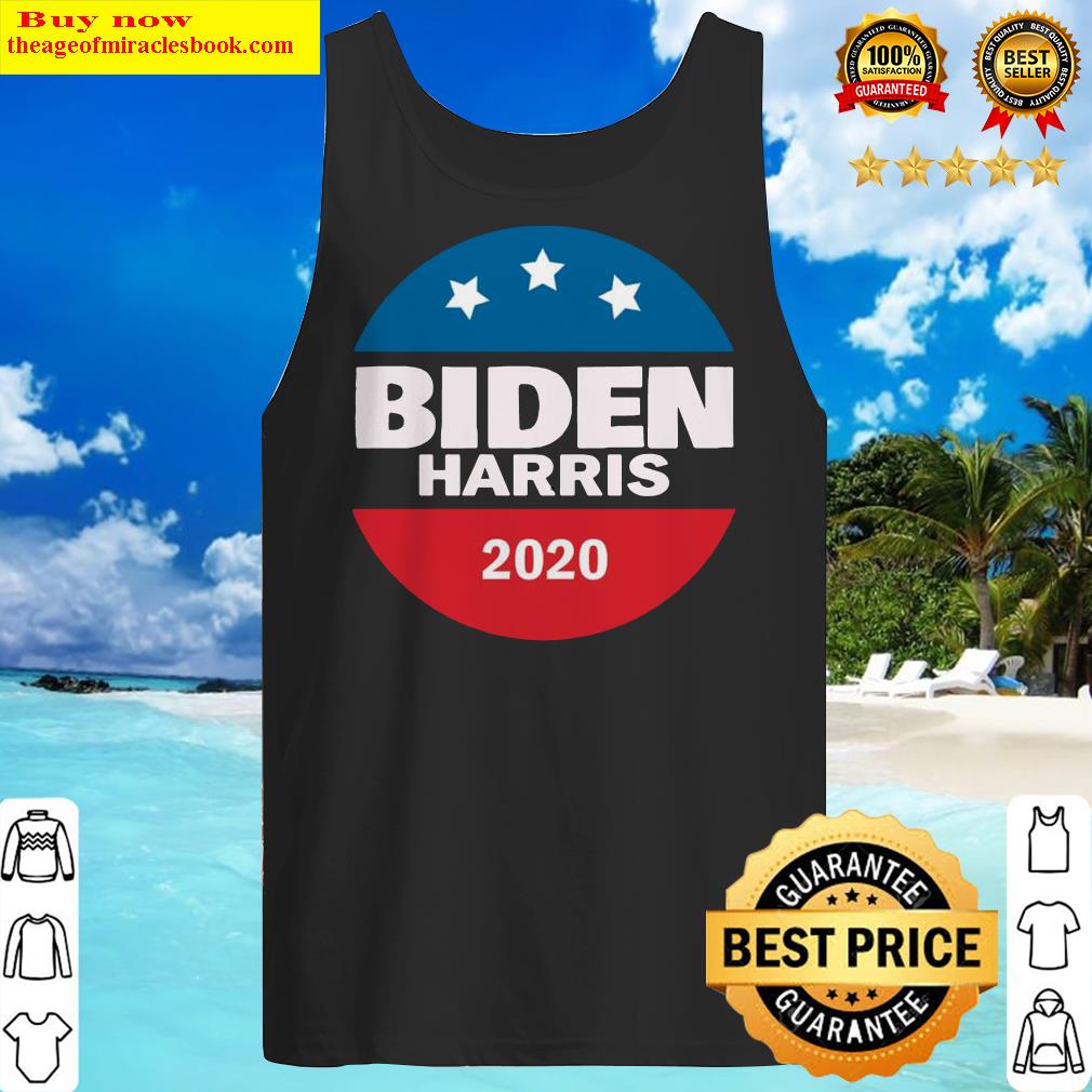 Biden Harris 2020 Fitted Round-Neck Tank Top