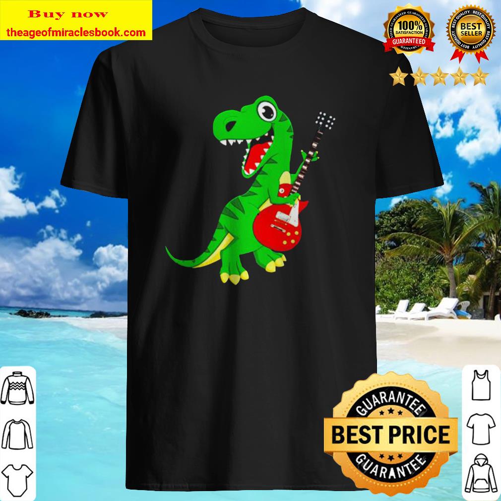 Dinosaur playing guitar cartoon shirt, hoodie, tank top, sweater Dinosaur playing guitar cartoon shirt, hoodie, tank top, sweater