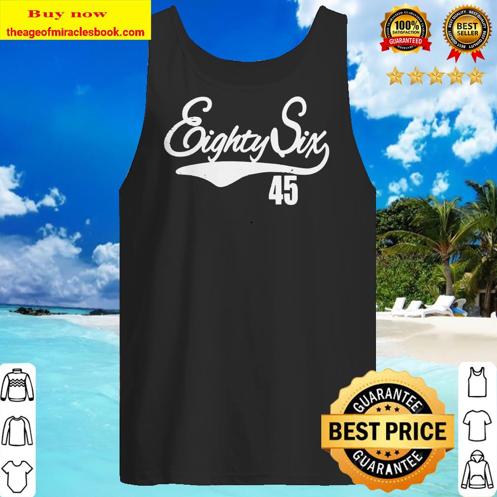 Distressed Classic 8645 Anti Trump Tank top