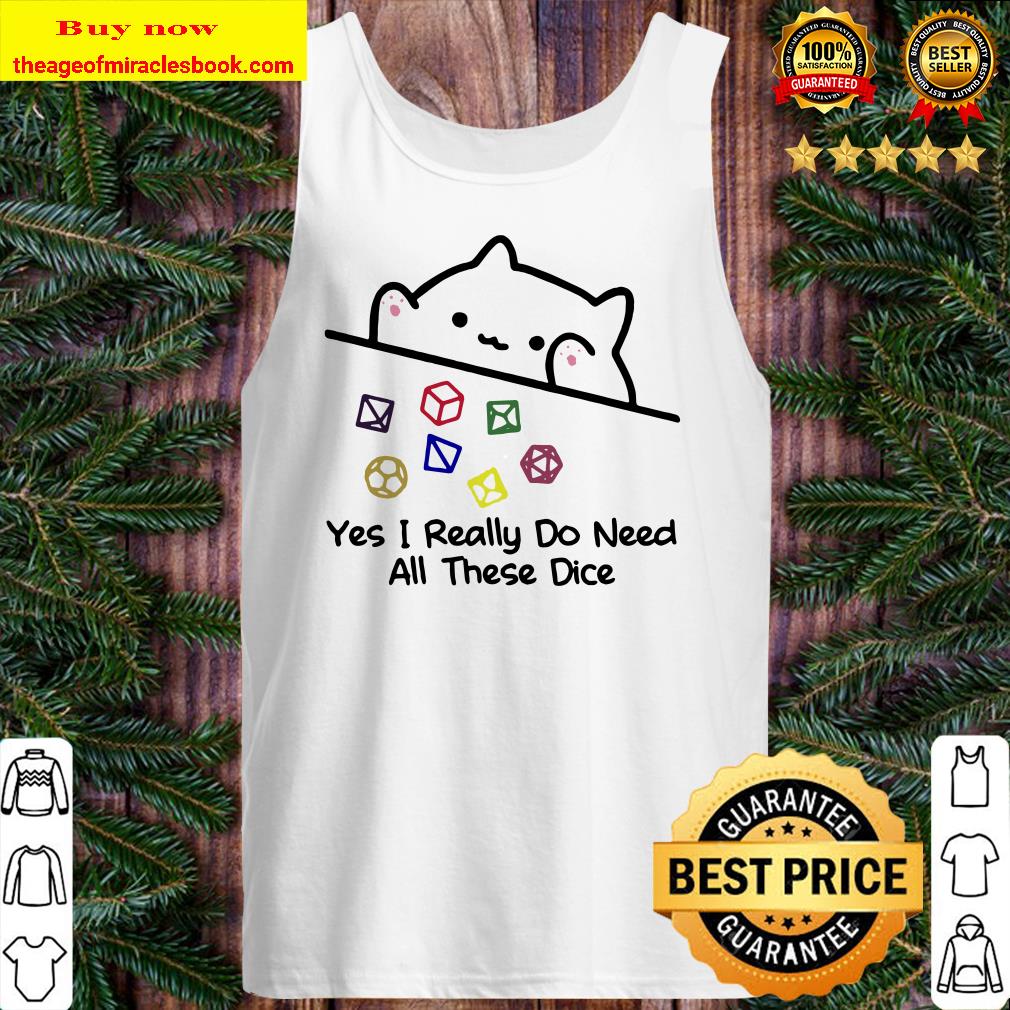 Alternative view of Dungeon Meowster it’s fine I’m fine everything’s fine shirt