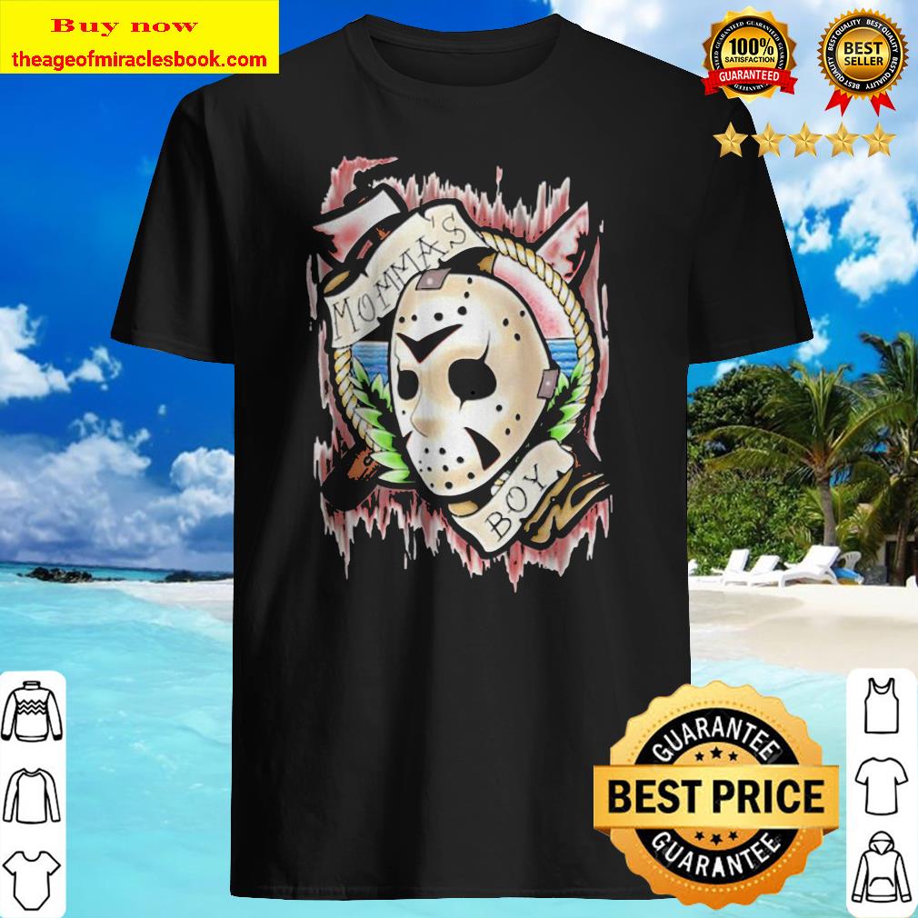 Halloween Jason Voorhees Mama’s boy shirt