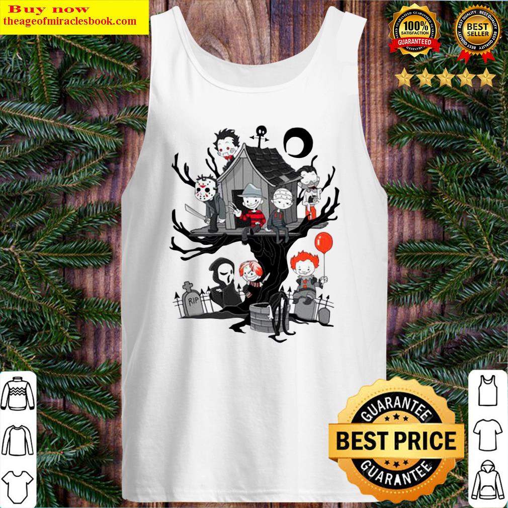 Horror Park Halloween Horror Chibi Characters Tank Top