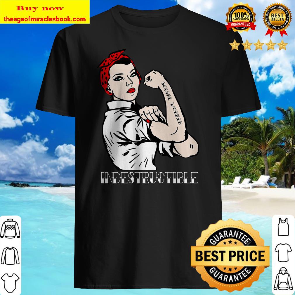 Indestructible Social Worker Pin-Up Premium T-Shirt