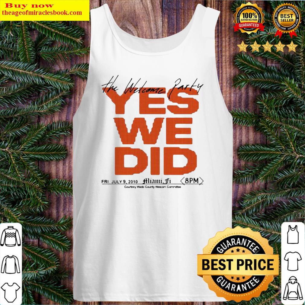 Official The Welcome Party Dwade Tank Top