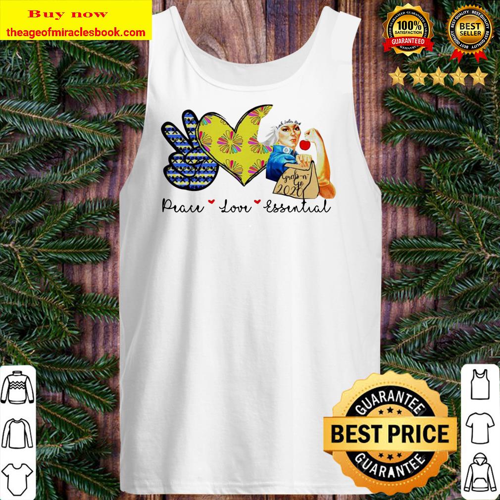 Peace love Essential Tank top