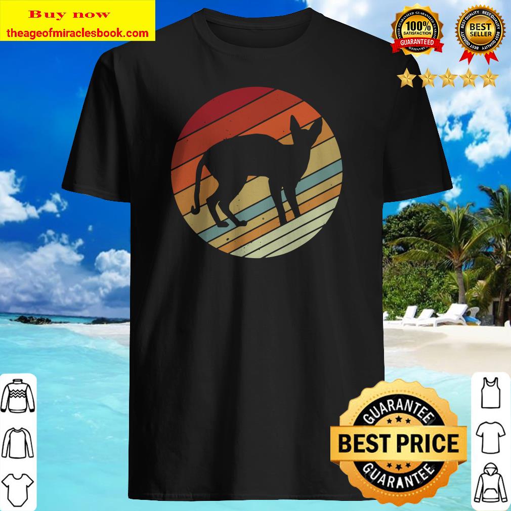 Retro Vinatge Style Cat Lover Devon Rex T-Shirt