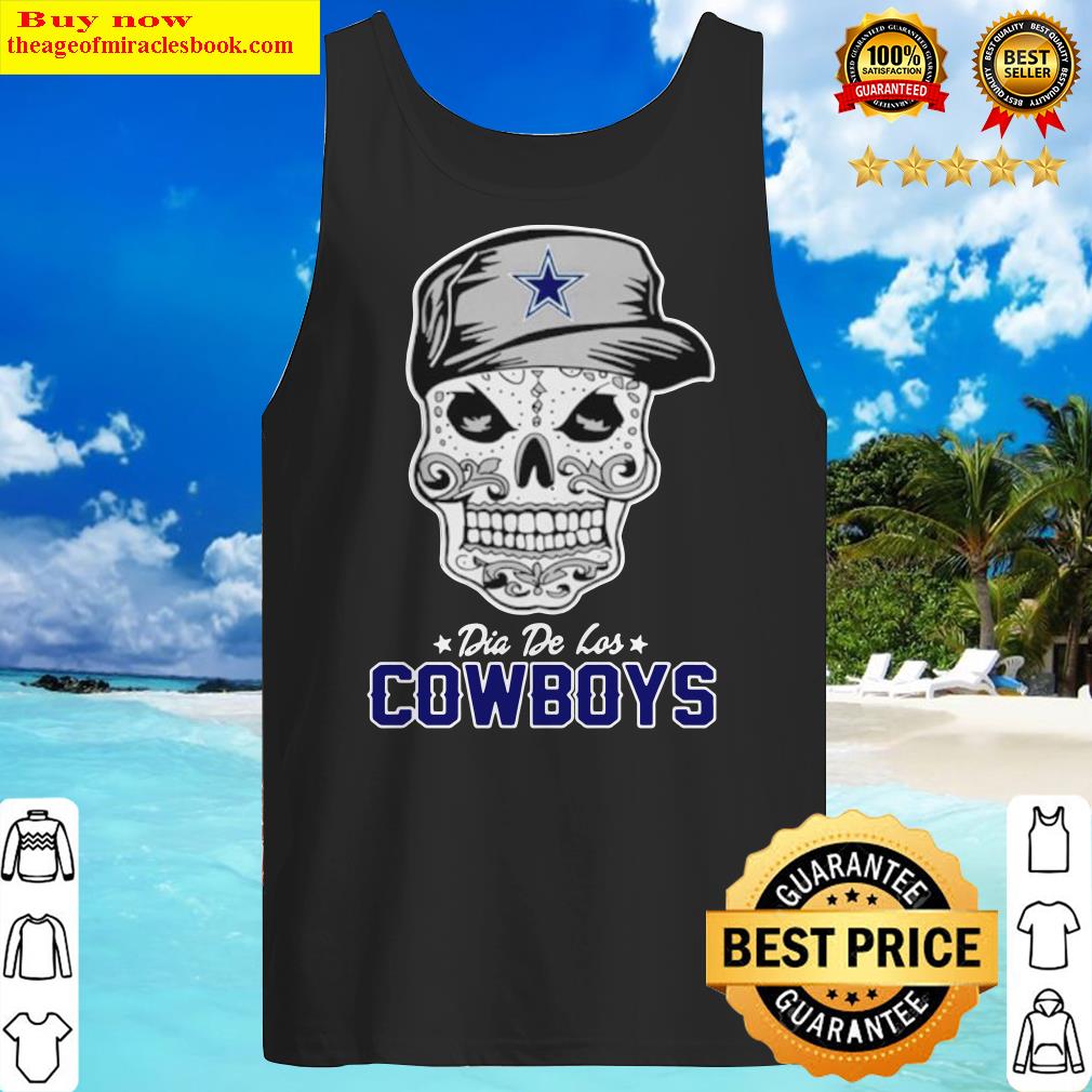Skull dia de los Cowboys Tank Top