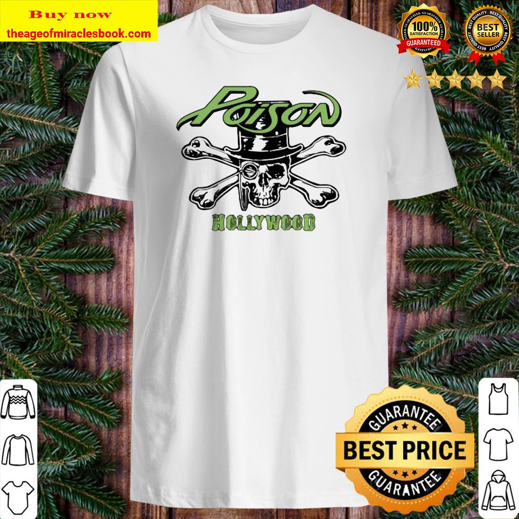 Skull poison Hollywood logo shirt, sweater
