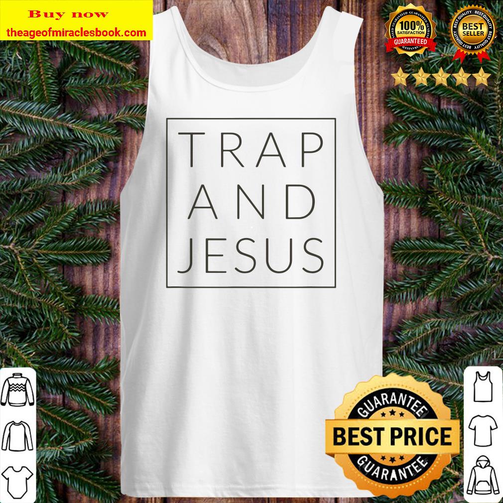 Alternative view of Trap and Jesus, Minimal Christian Music Tee Shirt